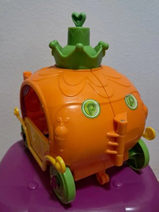 Coche de Princesa cenicienta con Muñeca pinypon