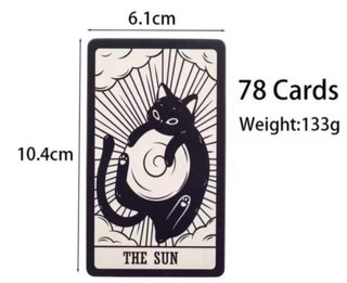 Baraja Tarot Dark Cats 78 Cartas Precintada
