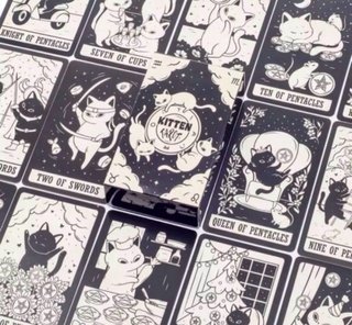 Baraja Tarot Dark Cats 78 Cartas Precintada