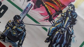 Cartel Cuando el alba se tiñe de rojo 1968