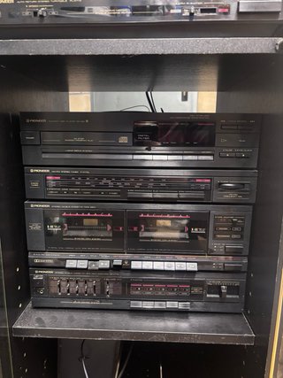 Equipo de música Pioneer vintage