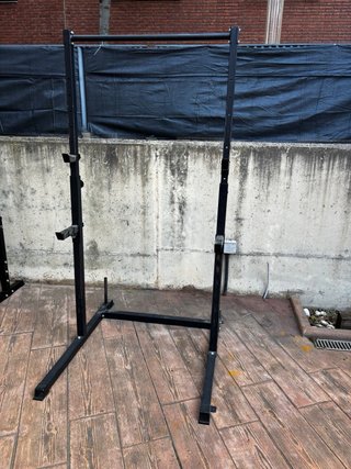 Rack para barra musculación
