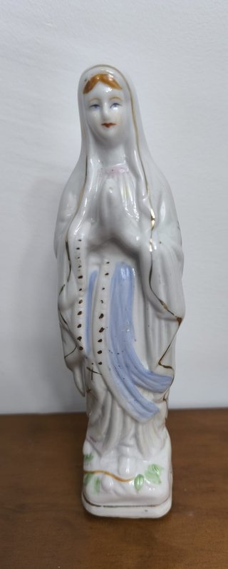 Lote de 2 figuras religiosas antiguas