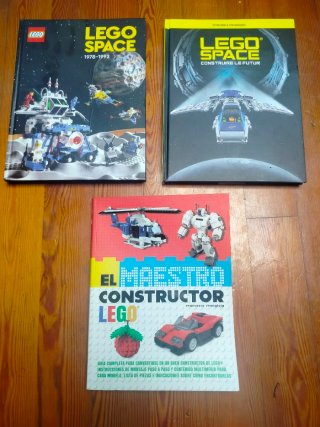 3 Libros LEGO: Space y Constructor