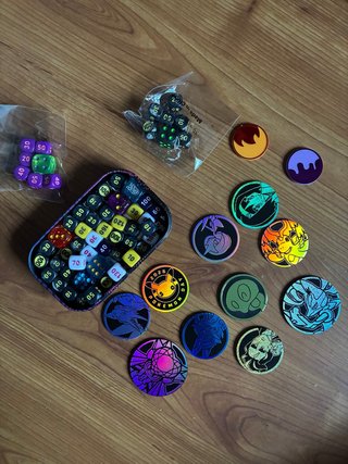 Monedas y Dados Pokémon TCG