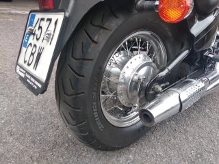 Honda Shadow 600 Cruiser Negra/Naranja
