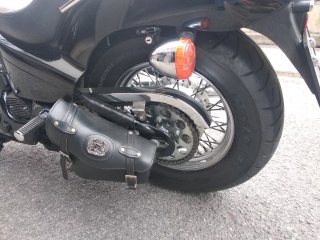 Honda Shadow 600 Cruiser Negra/Naranja