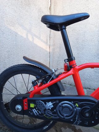 Bicicletta B'Twin rossa per bambini