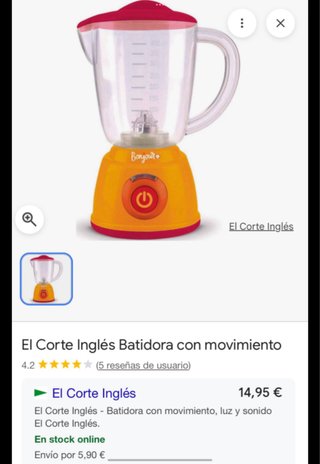 Batidora de juguete Bonjour
