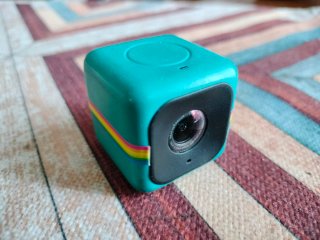 Cámara Polaroid Cube Verde Multicolor
