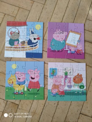Puzzles Educa Peppa Pig 4 Piezas
