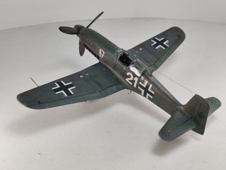 Maqueta del Heinkel He 100 D de Revell escala 1/72