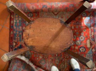 Alzatina portavaso in legno