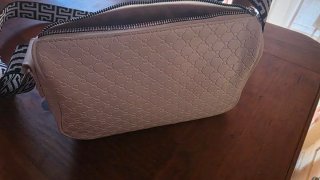 Bolso bandolera blanco con correa