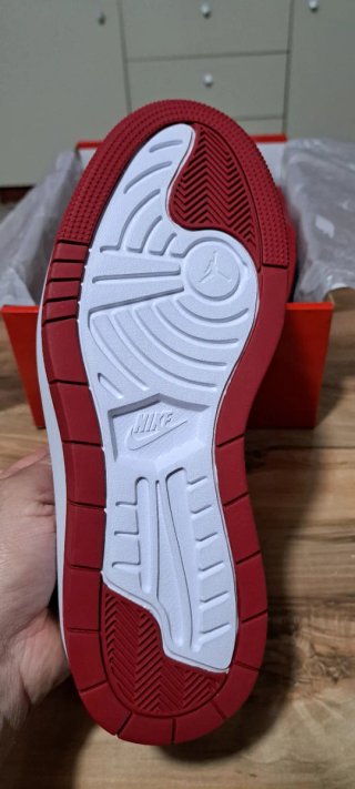 Scarpe Nike Air Jordan Donna Platform Rosse Bianch