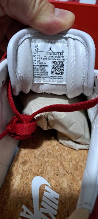 Scarpe Nike Air Jordan Donna Platform Rosse Bianch