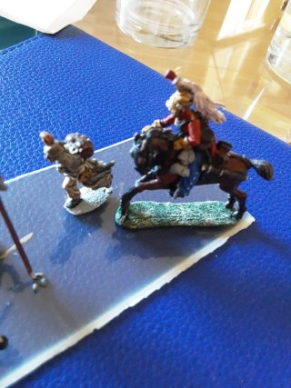 Conjunto figuras plomo militares