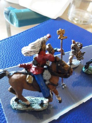Conjunto figuras plomo militares