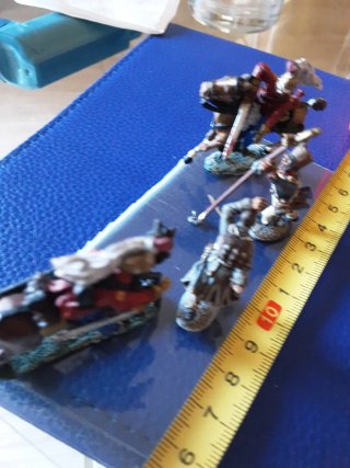 Conjunto figuras plomo militares