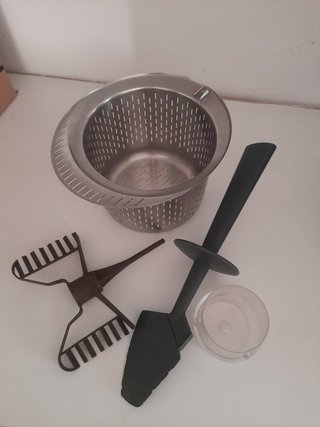 Thermomix TM21 cestillo espátula mariposa y vasito
