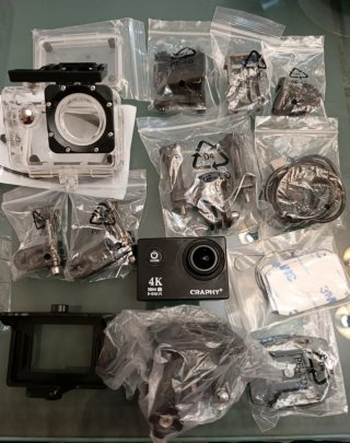 Cámara Deportiva CRAPHY 4K 16MP