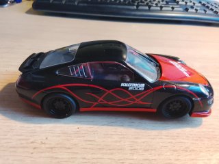 Coche Scalextric Porsche 2008 Negro/Rojo