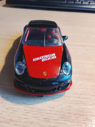 Coche Scalextric Porsche 2008 Negro/Rojo