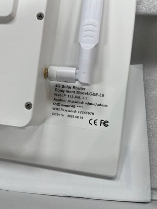 Enrutador Solar Orayafid CEL8 4G y WiFi#001568