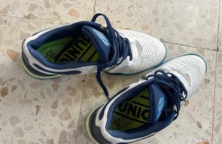 Zapatillas Padel Munich Blancas y Azules talla 44