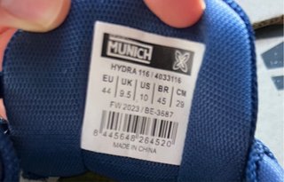 Zapatillas Padel Munich Blancas y Azules talla 44