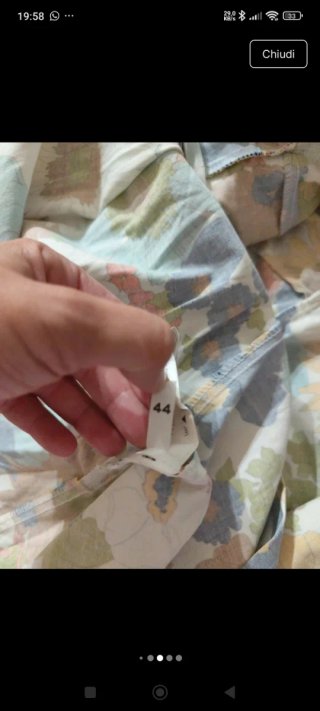 Vestito donna floreale taglia unica