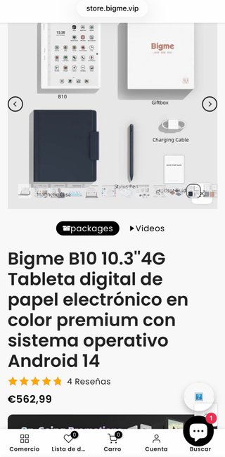 Bigme B10 • NUEVO