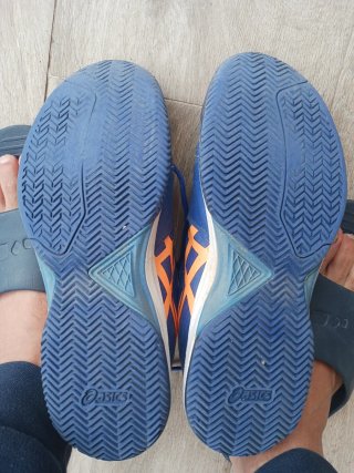 Zapatillas Asics Gel Padel Pro Azul Naranja