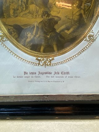 4 Vecchie Litografie Vergine e Bambino