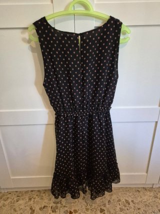 Vestito nero a pois, i'am, ottime condizioni
