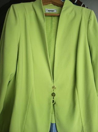 Chaqueta de fiesta verde