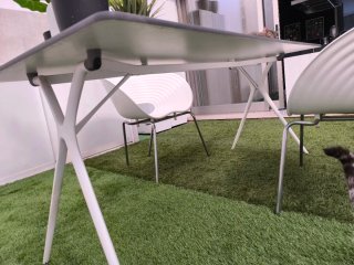 Mesa Actiu Plek Blanca Cocina Terraza Jardín
