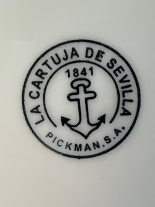 Vajilla La Cartuja de Sevilla Nueva por estrenar
