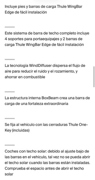 Barras Techo Thule Wingbar Edge