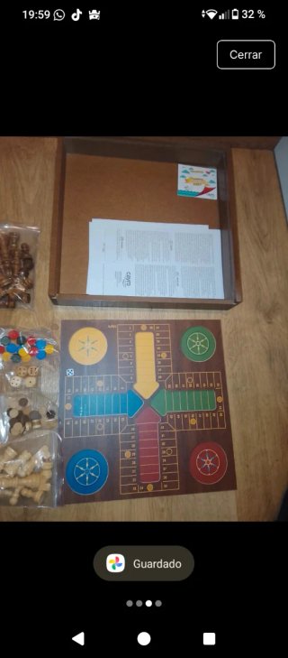 Scacchi e Parchis in Legno 2 in 1