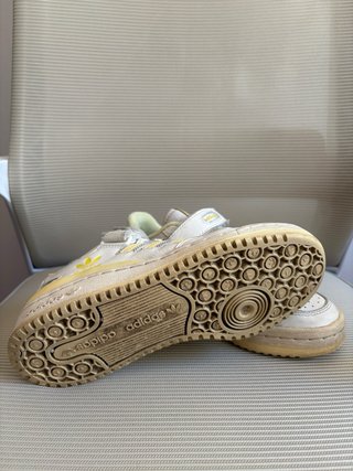 Zapatillas Adidas Forum 84 Low blancas y amarillas