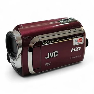 CAMARA DE VIDEO JVC GZ-MG630RE  EVERIO  ROJA +  2 BATERIAS Y FUNDA