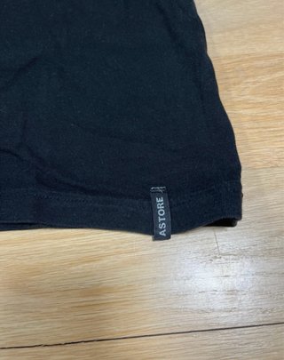 Polo Astore Negro y Azul Rayas