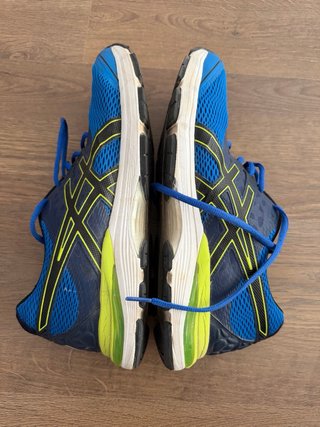 Zapatillas de correr Asics Azul y Amarillo