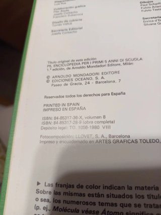 Antigua enciclopedia General Básica años 80