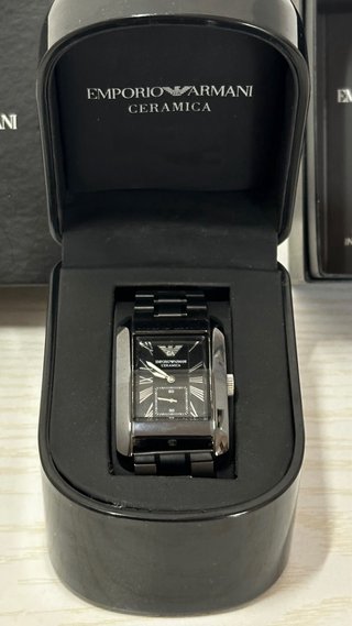 Emporio Armani AR1406 - reloj negro total black