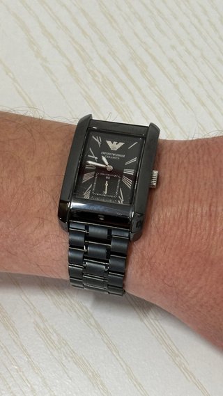 Emporio Armani AR1406 - reloj negro total black