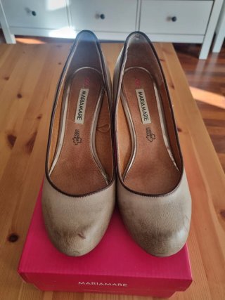 Zapatos de tacón MARIA MARE beige/marrón