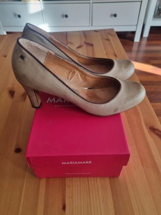Zapatos de tacón MARIA MARE beige/marrón