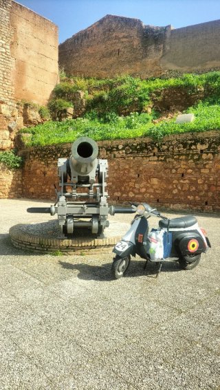 Vespa PK FL Elestart Negra/Blanca